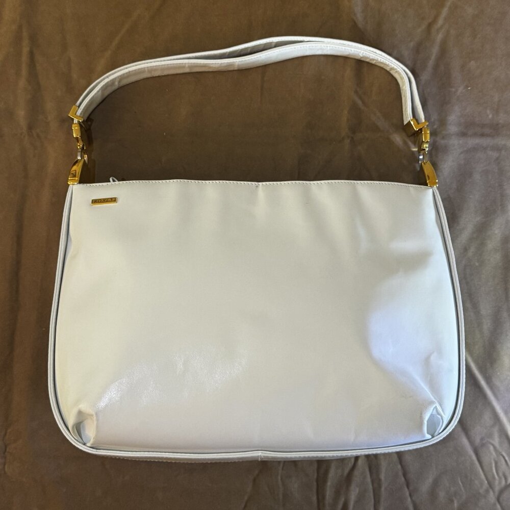 White Leather Koret Handbag